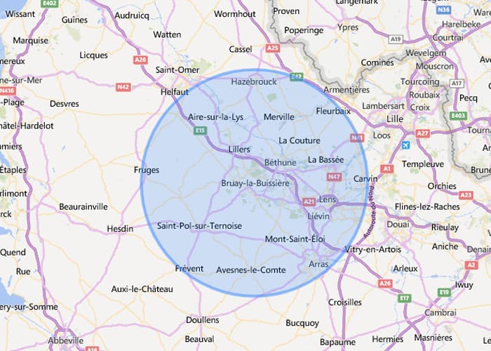 Zone d’intervention MR Informatique
